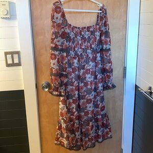 Aritzia Wilfred Floral Dress - Medium
